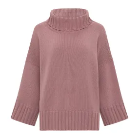 Alessandra Scottish Cashmere Sweater - Burnt Rose