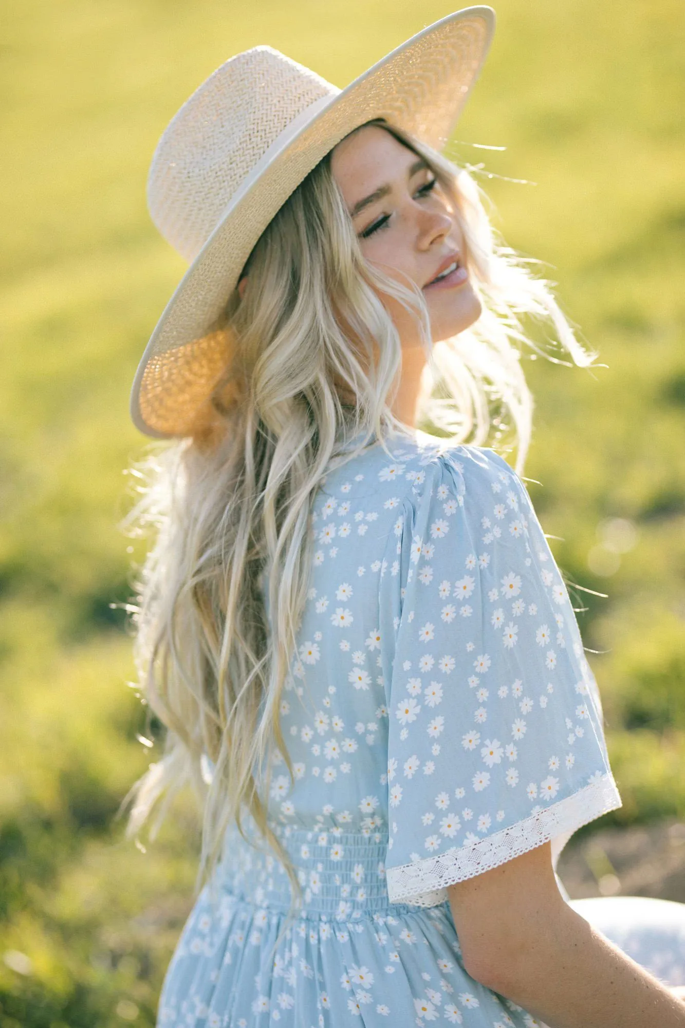 Chrissy Straw Wide Brim Bow Hat