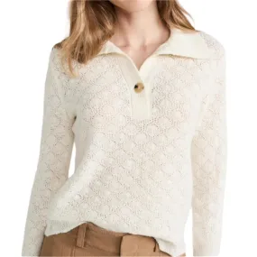 Custom Linen Polo Sweater - Women's Knitted OEM/ODM