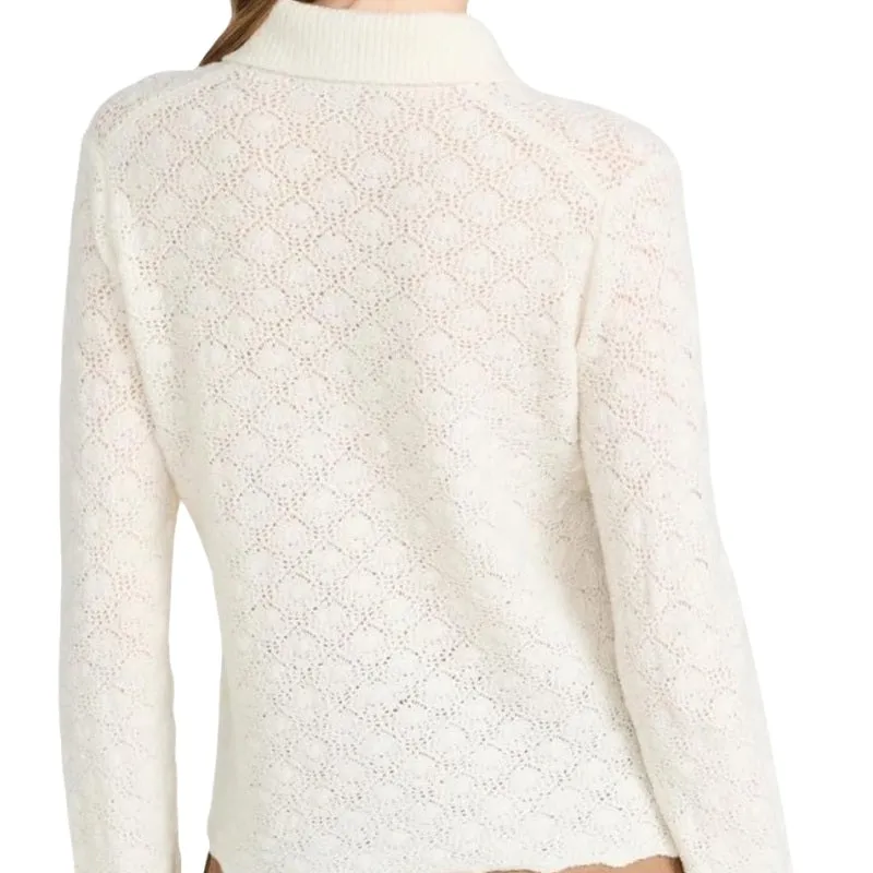 Custom Linen Polo Sweater - Women's Knitted OEM/ODM