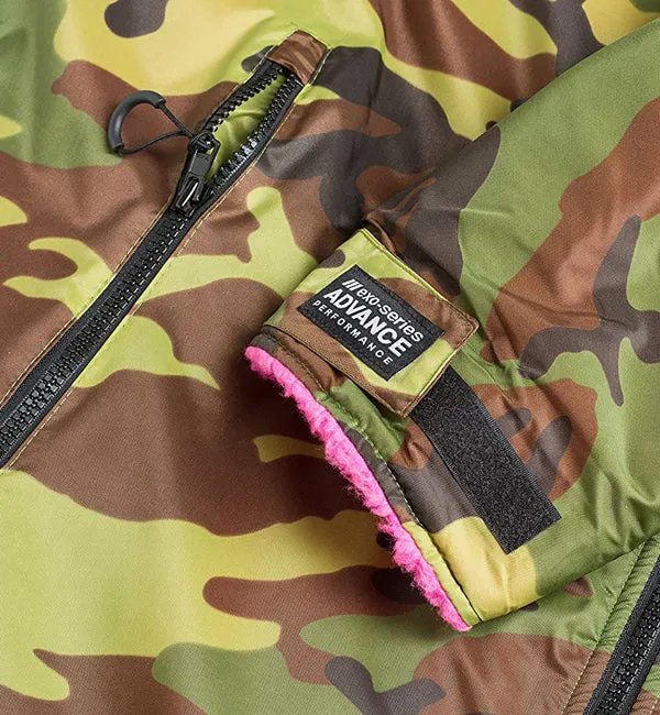 Dryrobe Advance Long Sleeve - Camo Pink Small