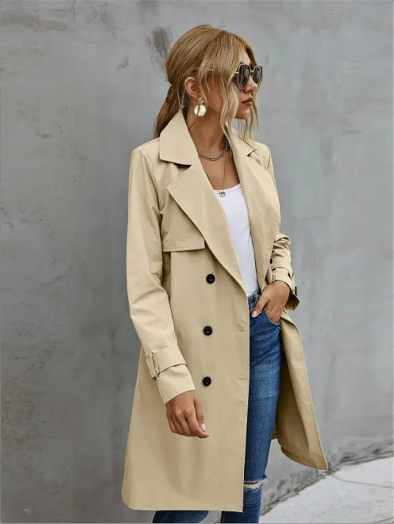 Elisa Classic Trench Coat for Women