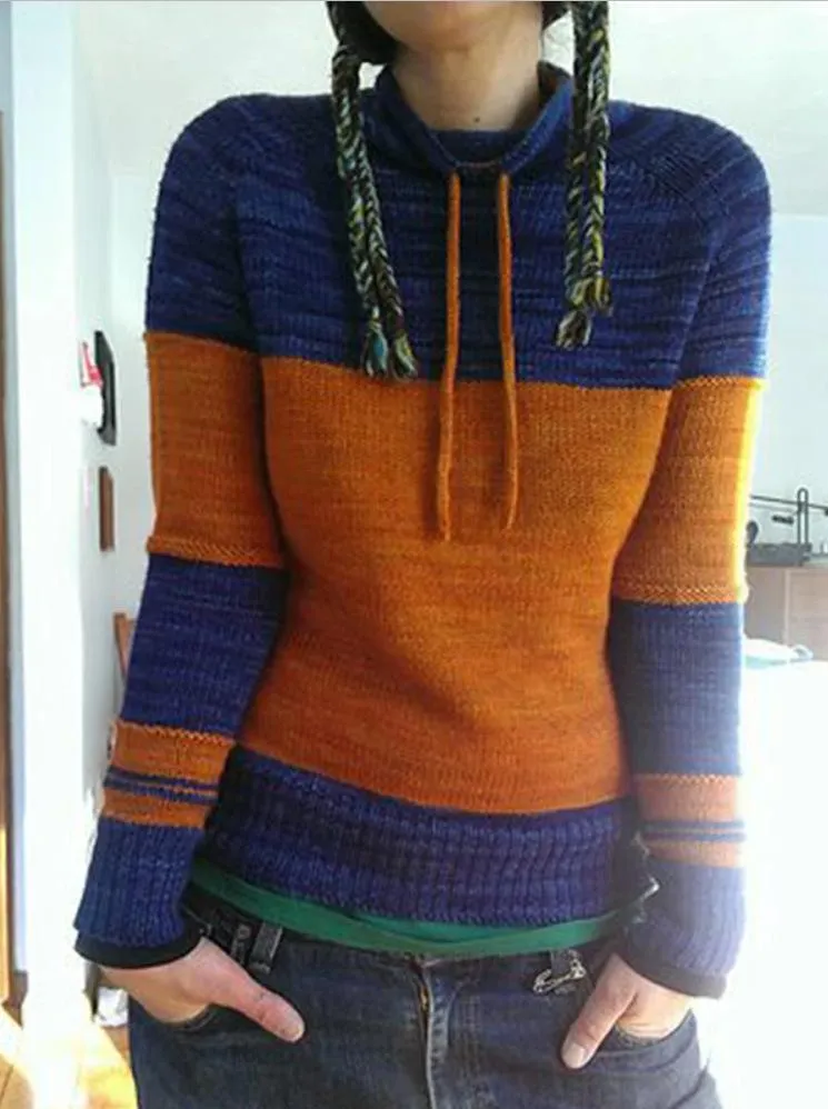 Fashion Women Drawstring Winter Sweaters