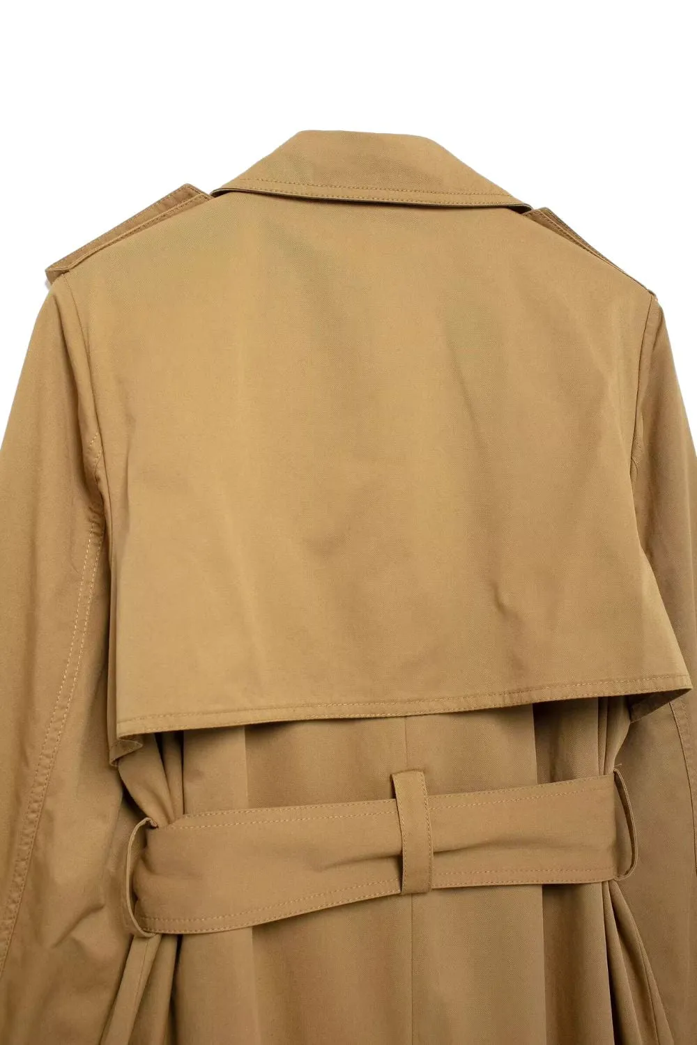 'Julia' Collared Long-Sleeve Trench Coat