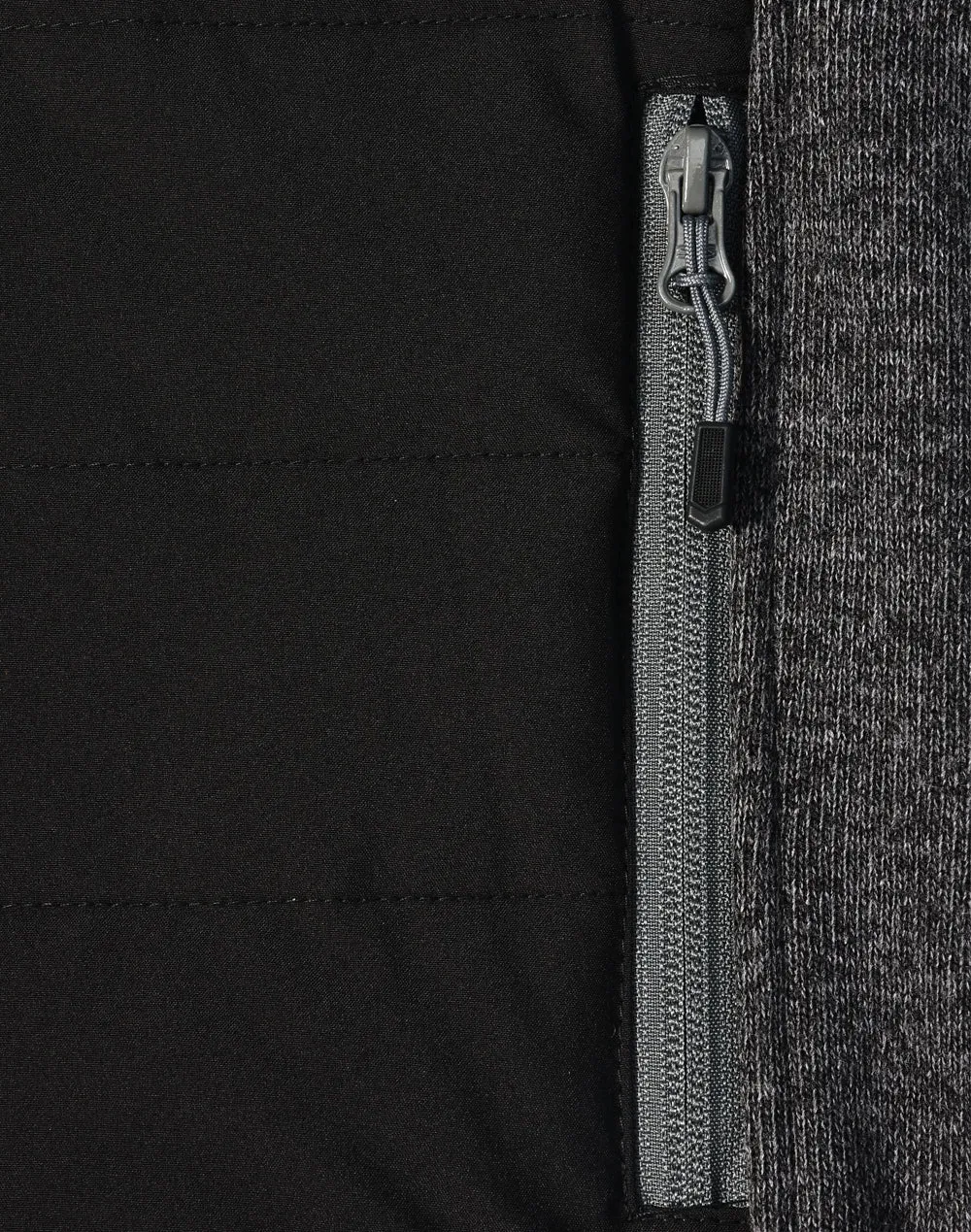 Men's Heather Coral Fleece Trim Jacket - JK43