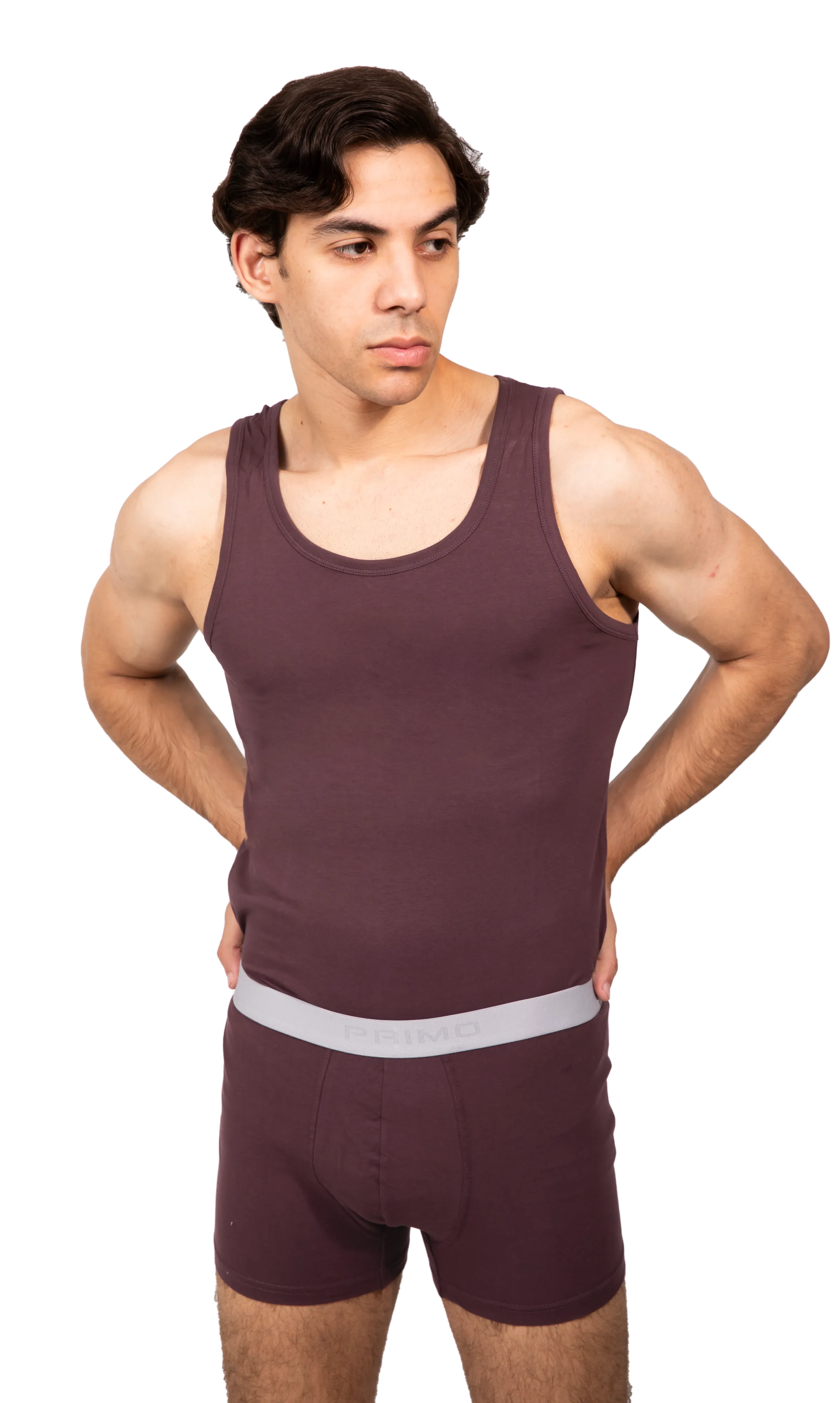 Men's Primo Plain Boxer Set Classique