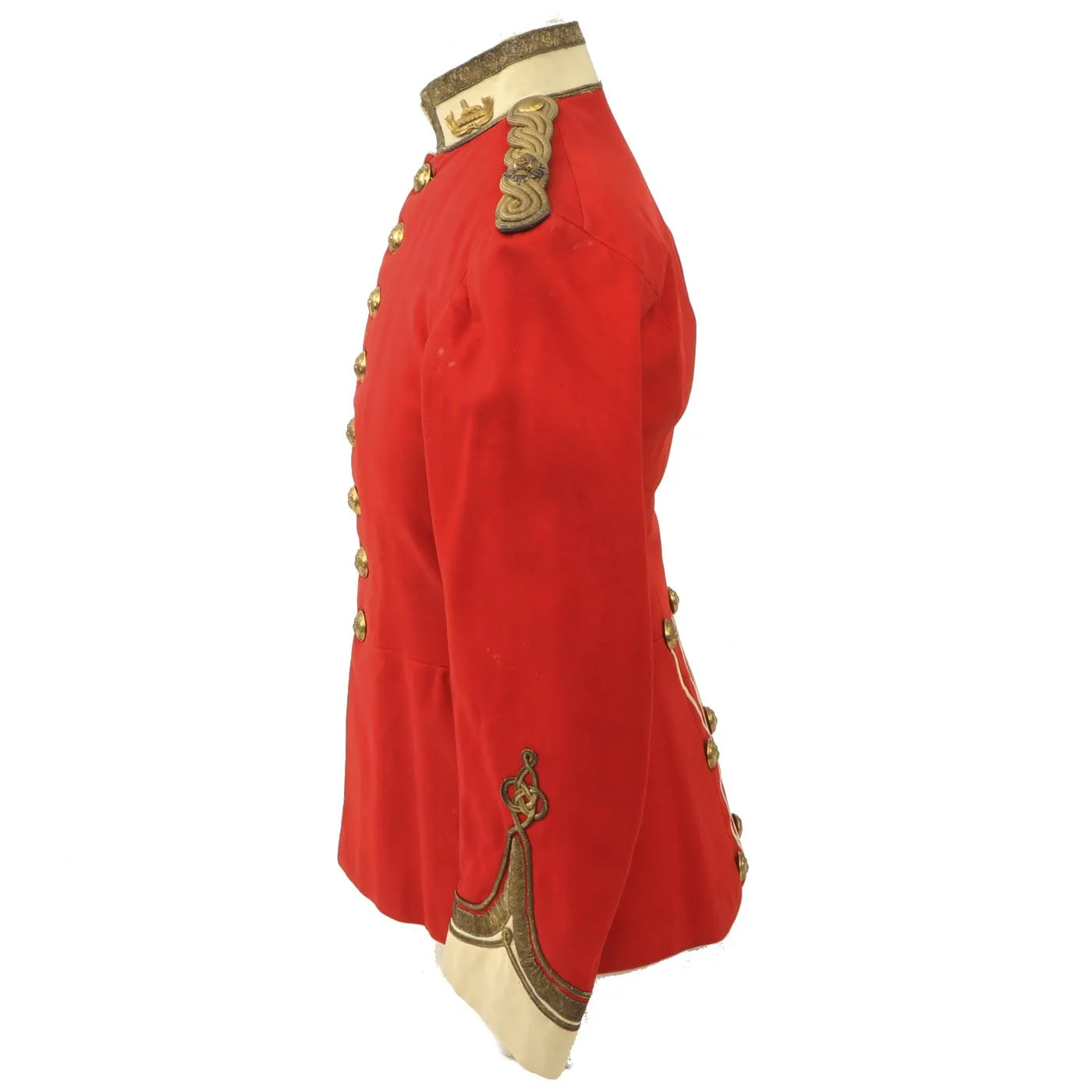 Original British WWI Gloucestershire Regiment Officer Scarlet Dress Tunic