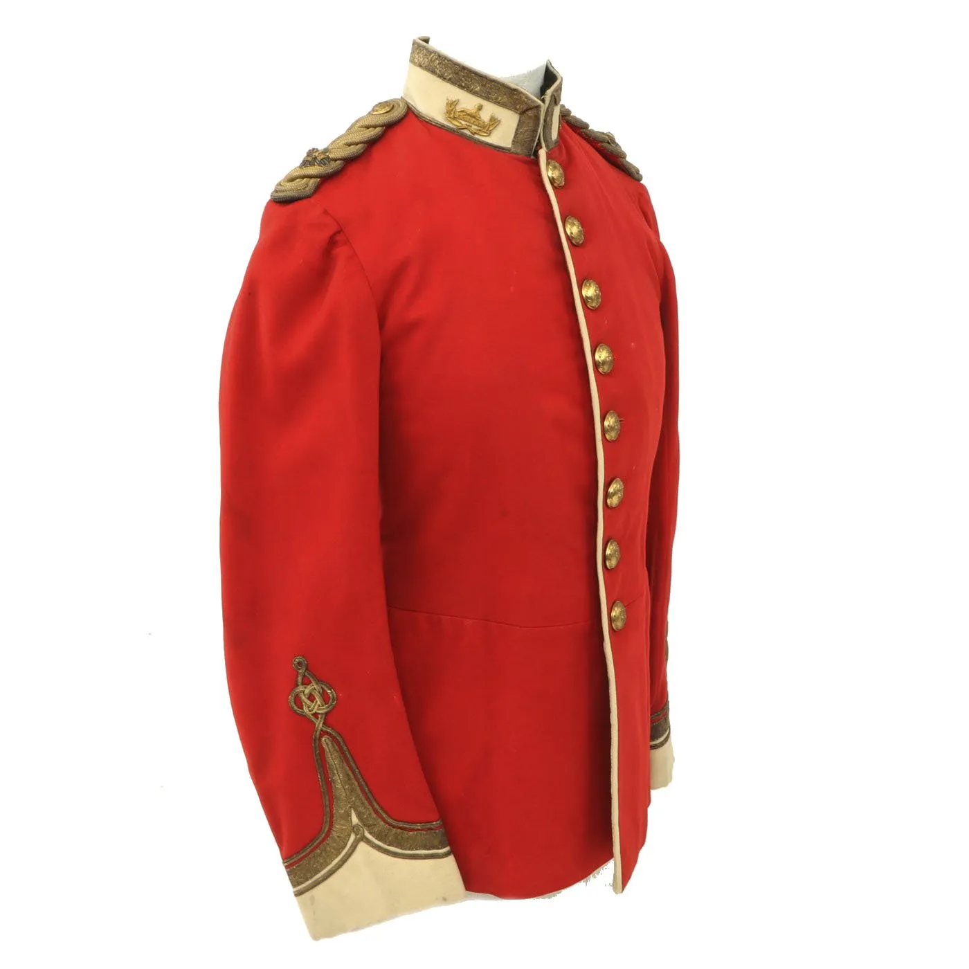 Original British WWI Gloucestershire Regiment Officer Scarlet Dress Tunic