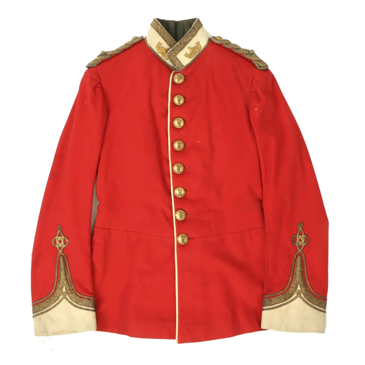 Original British WWI Gloucestershire Regiment Officer Scarlet Dress Tunic