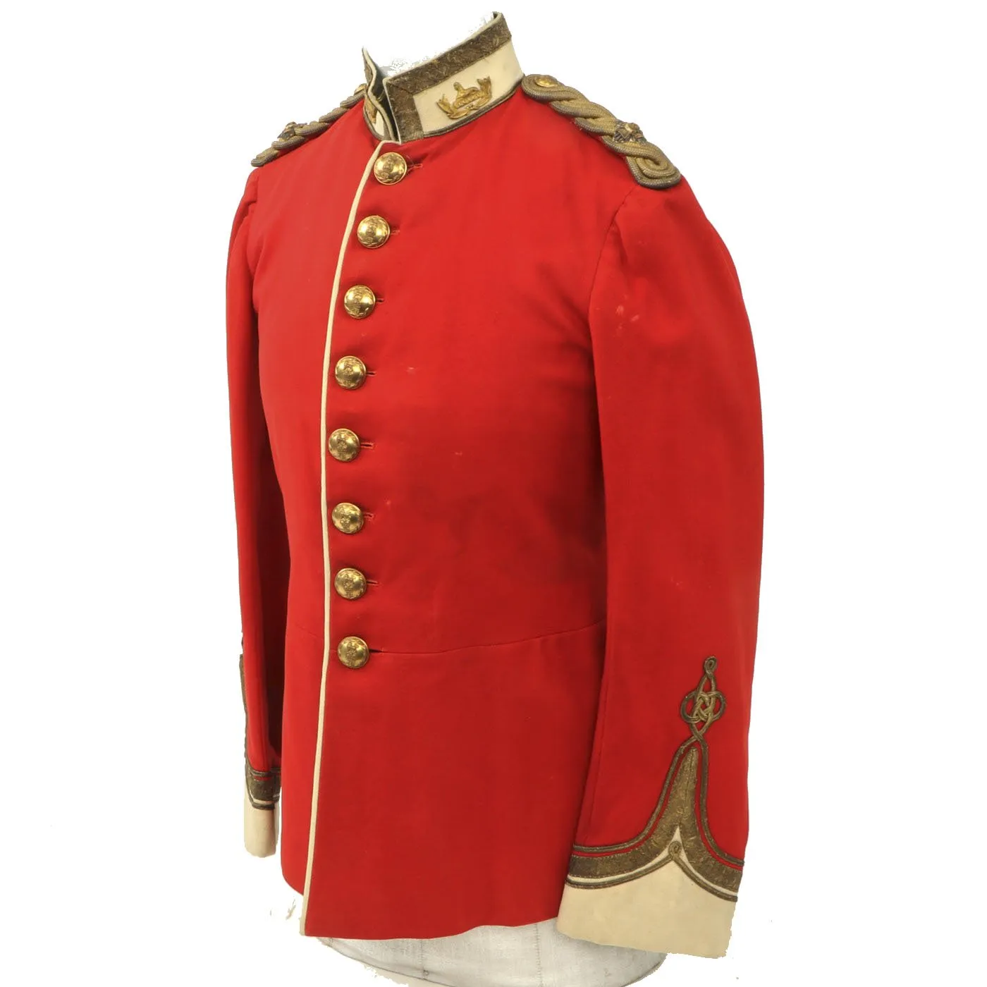 Original British WWI Gloucestershire Regiment Officer Scarlet Dress Tunic