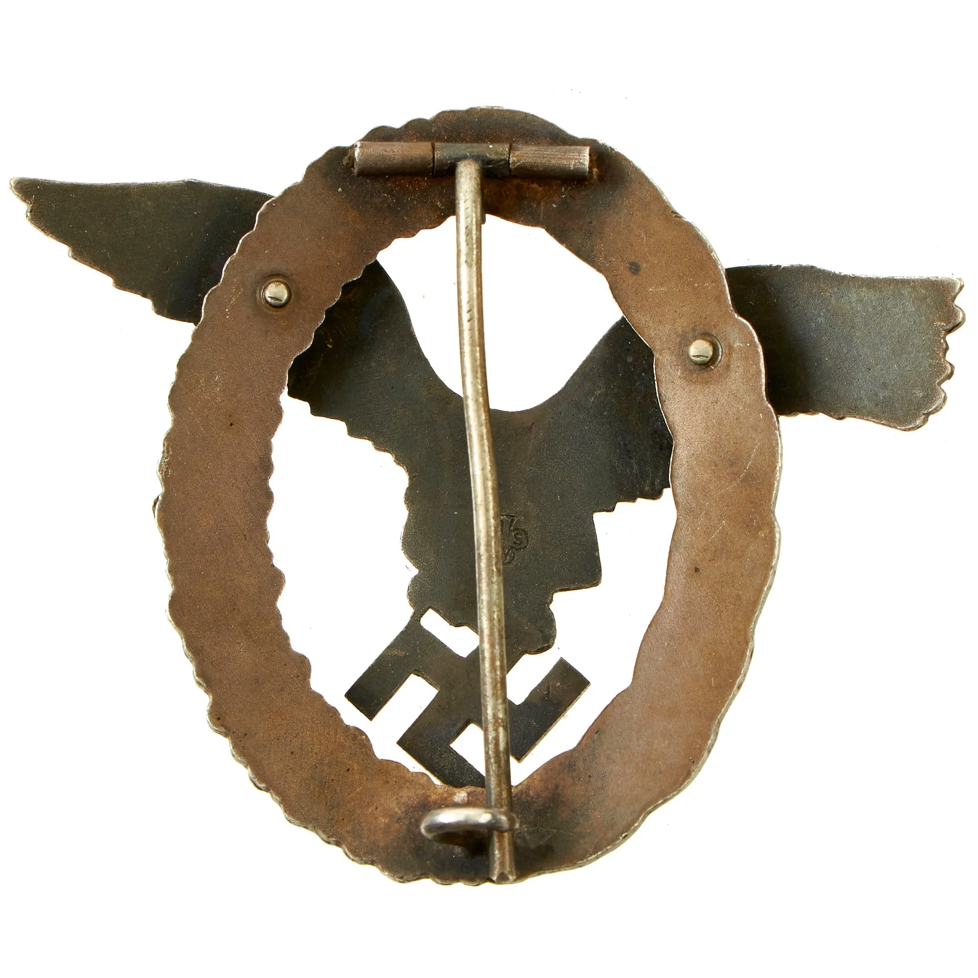 Original German WWII Luftwaffe Pilot's Badge by Brüder Schneider Wien - Flugzeugführerabzeichen