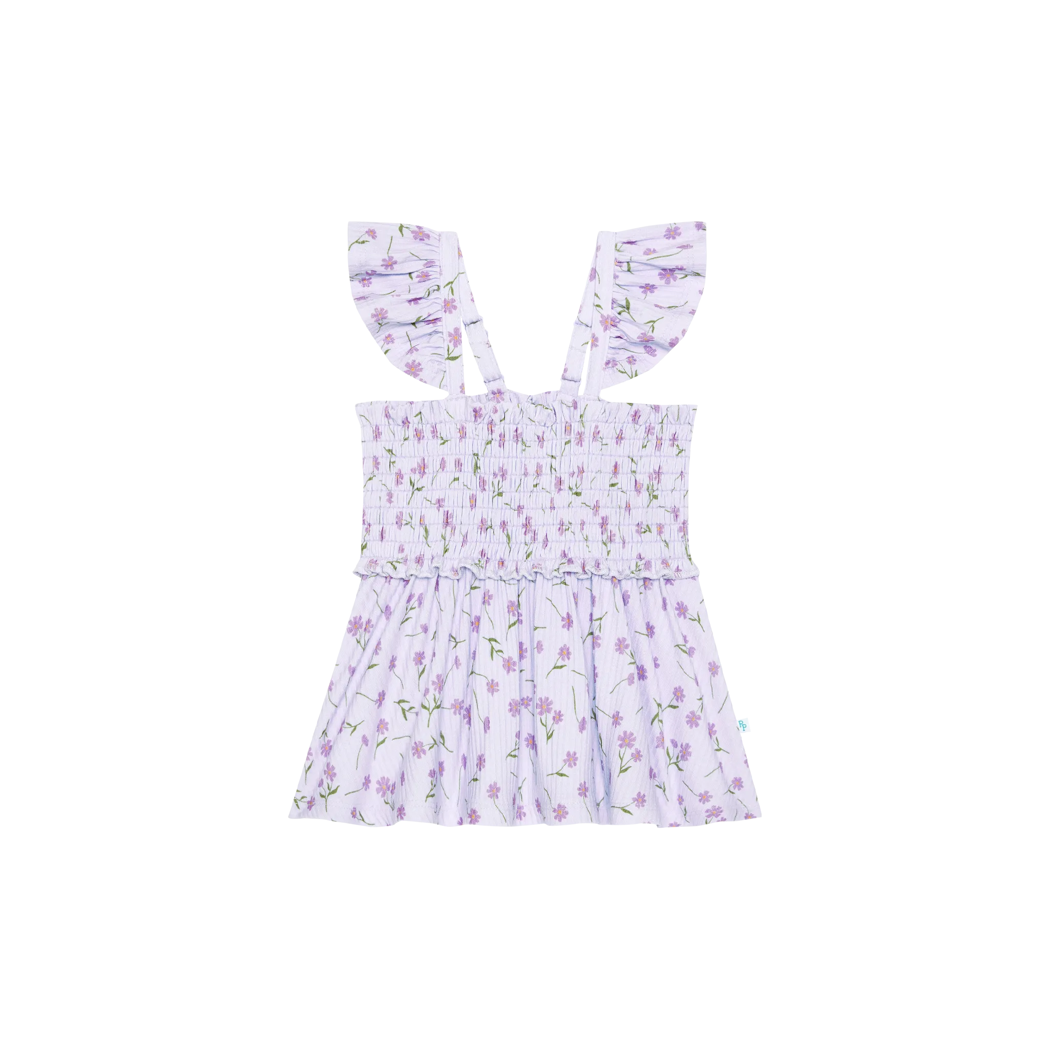 POS Jeanette Flutter Sleeve Smocked Babydoll Dress
