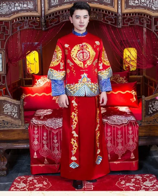 Qun Kua & Groom Outfits - 8806