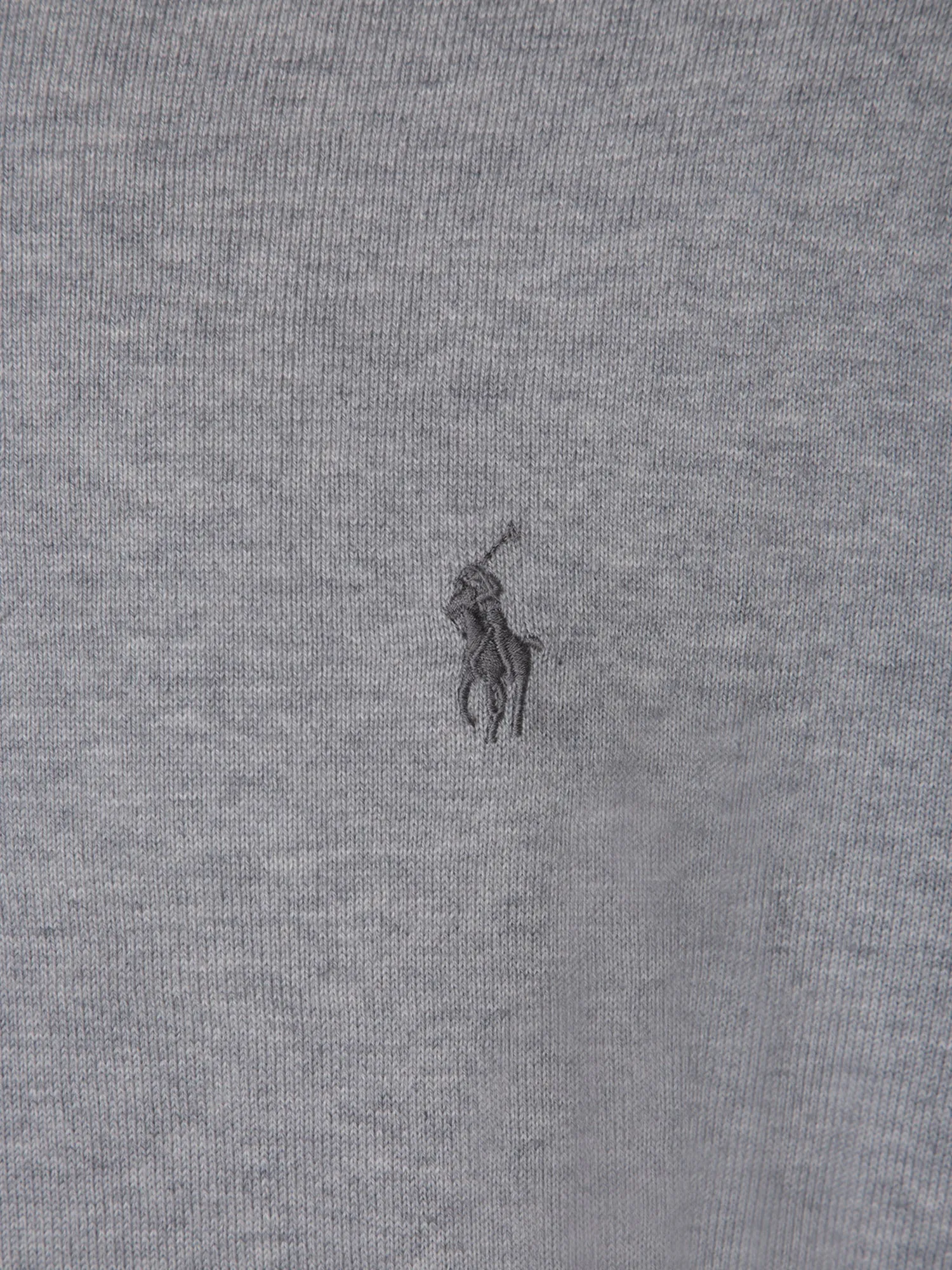 Slim Fit Grey Cotton Sweater