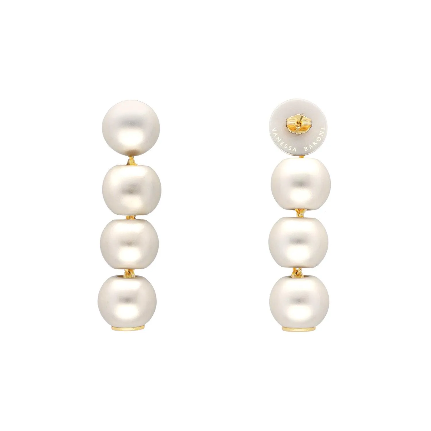 Small Beads Earring Pearl