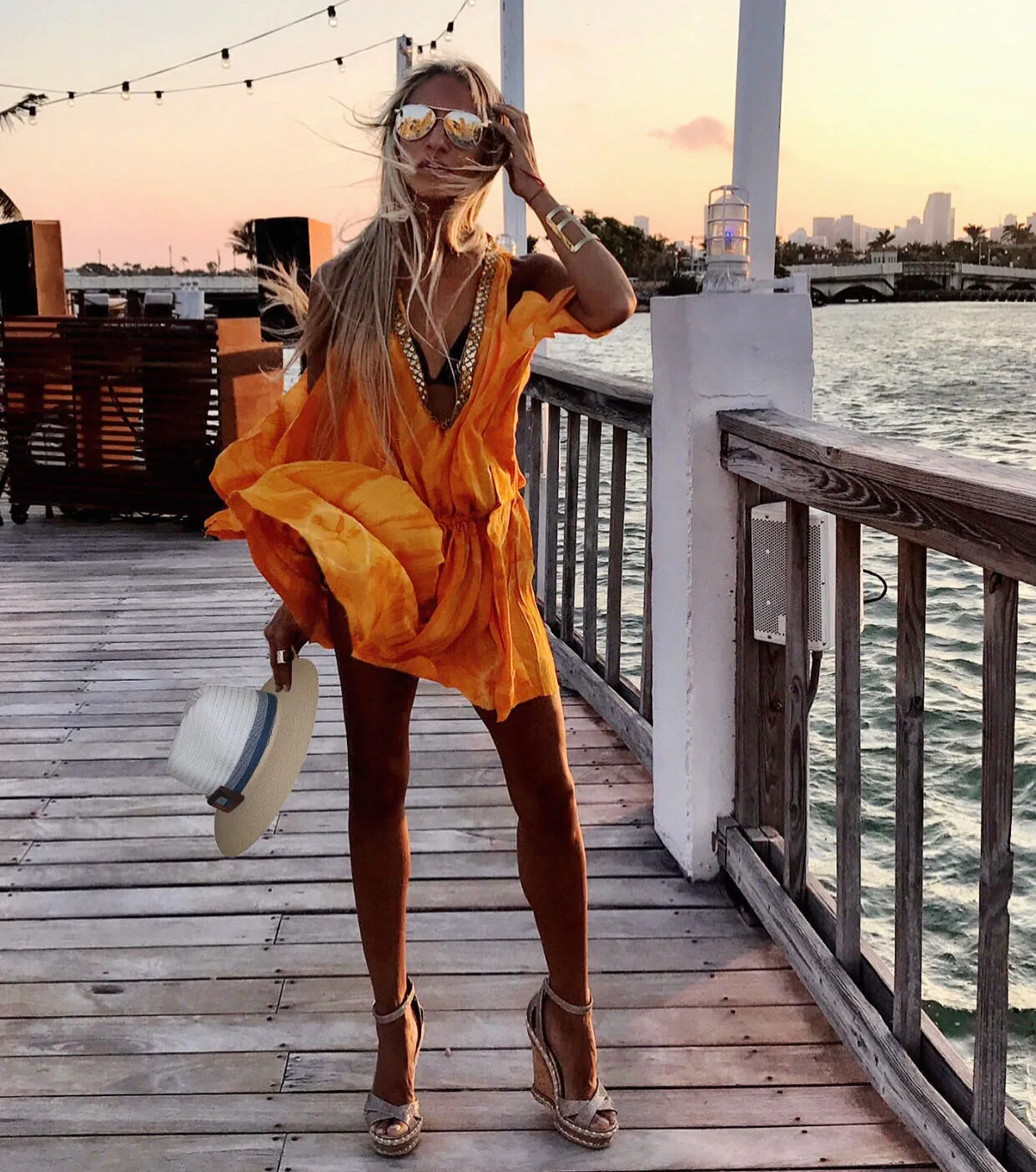 Sunset Hour Sun Dress - The Palm Springs