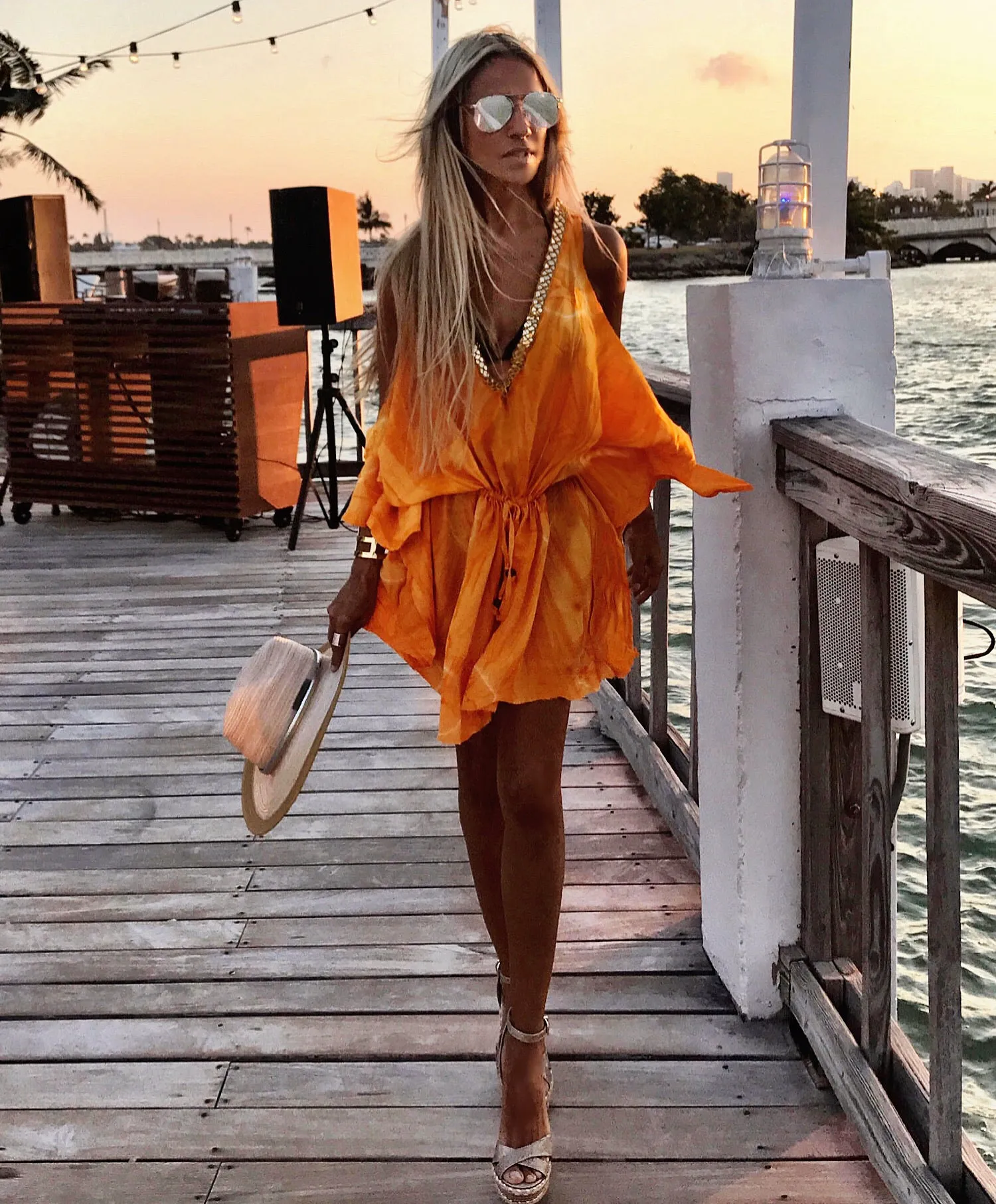 Sunset Hour Sun Dress - The Palm Springs