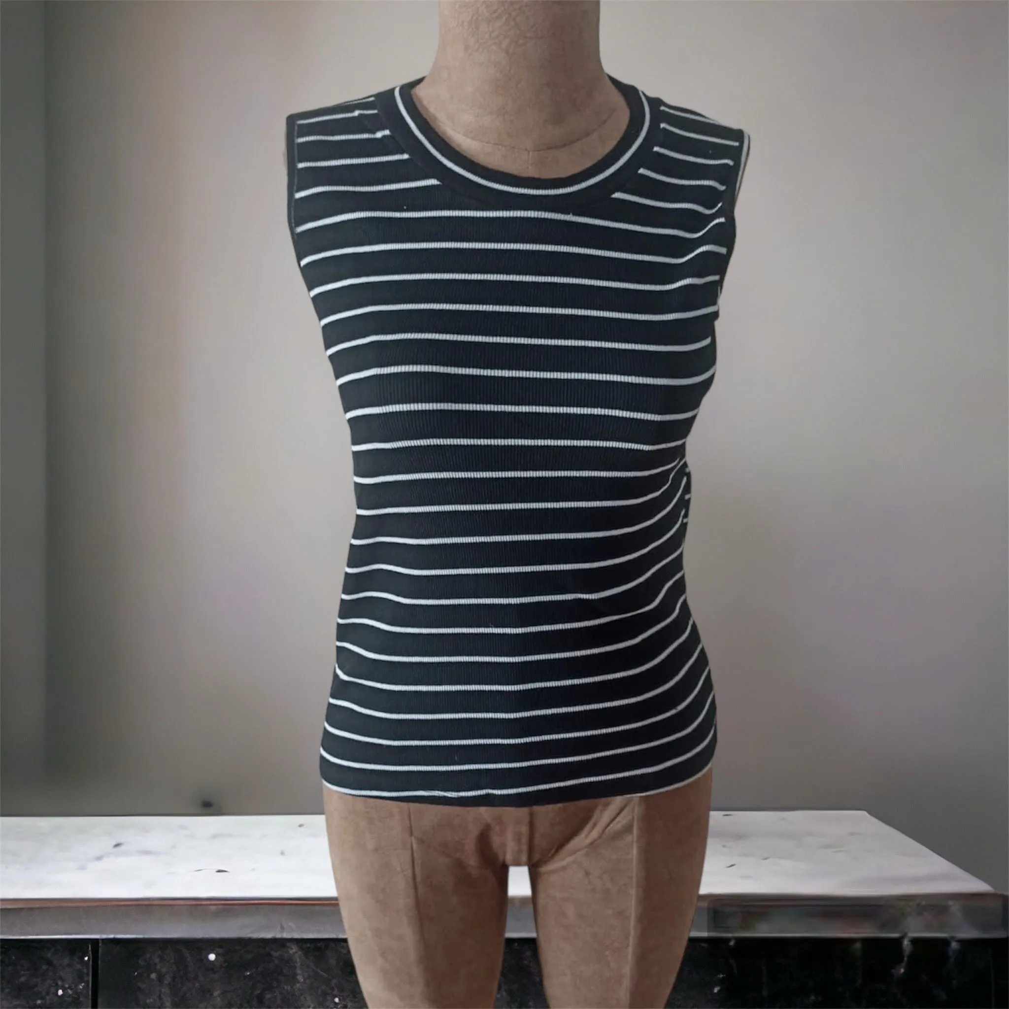 Sweater Tank Tops Sleveless Round Neck Vest